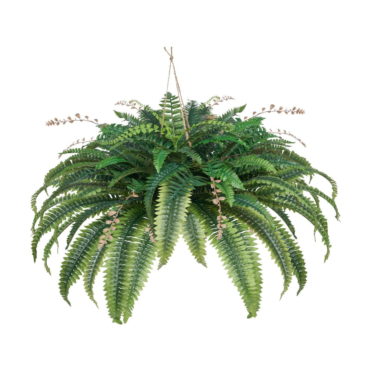 Artificial Boston Ferns Large Plastic Fern 80 Branches Indoor Outdoor Decor