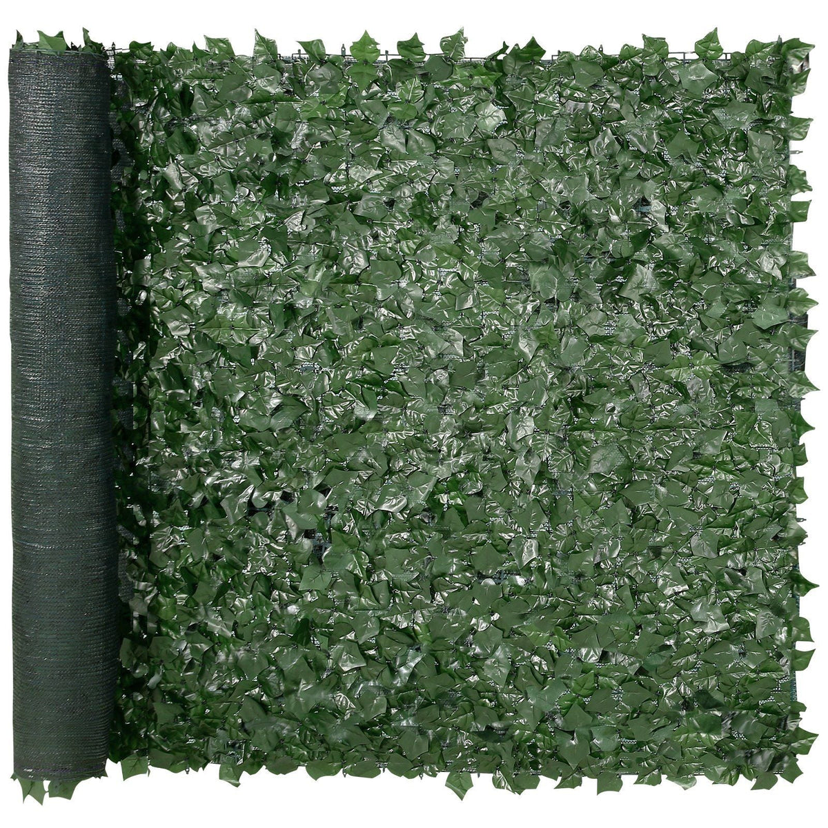 Ivy Privacy Fence, 59 x 98 in Artificial Green Wall Screen, Greenery Ivy Fence with Mesh Cloth Backing and Strengthened Joint, Faux Hedges Vine Leaf Decoration for Outdoor Garden, Yard, Balcony