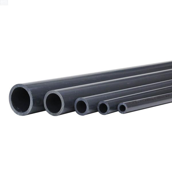 VENTRAL Schedule 80 PVC Pipe 1 Inch (1.315 OD), Grey, Cut Lengths for Industrial, Plumbing, Chemical, High-pressure