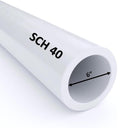 VENTRAL Schedule 40 FOAM CORE (CELLULAR) PVC DWV Drain Pipe 6 Inch (6.625 OD), White, Cut Lengths for Plumbing, Landscape, Drainage, Waste, Vent