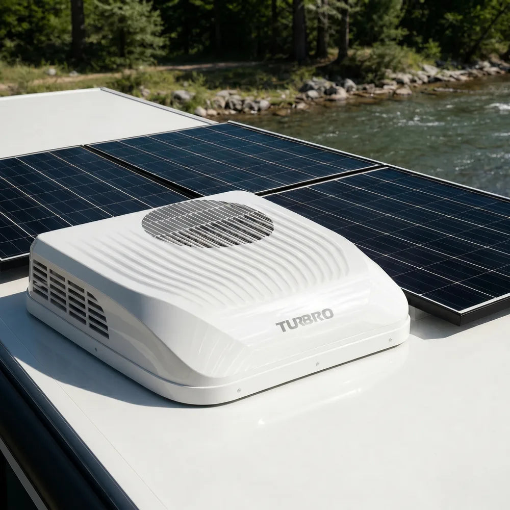 Greenland 9,000 BTU 12V DC Inverter Rooftop RV Air Conditioner