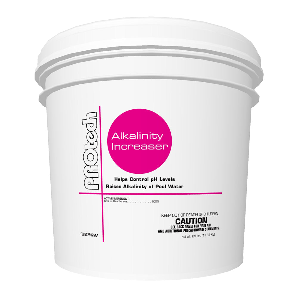 Pool Alkalinity Increaser | Sodium Bicarbonate Granular | 25 Lb | 1 Pack | Protech