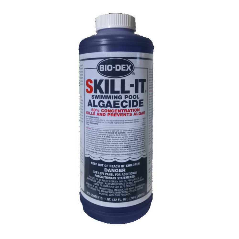 Algaecide | Bio-Dex | SK132 | Concentrated Heavy Duty Algae Control Formula | 32 Oz Pool Bottle