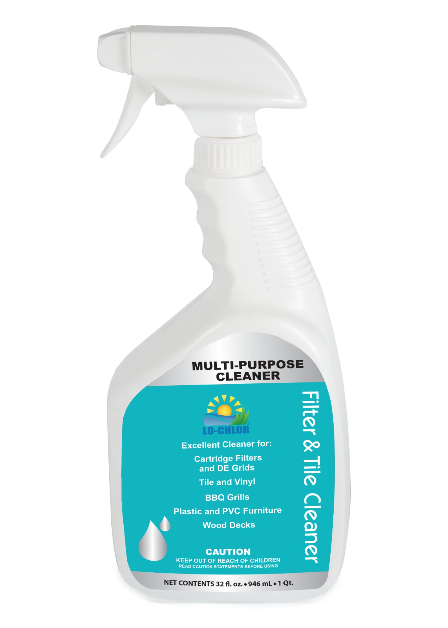 Lo-Chlor Filter & Tile Cleaner - 1 Qt - LO-FTC-1