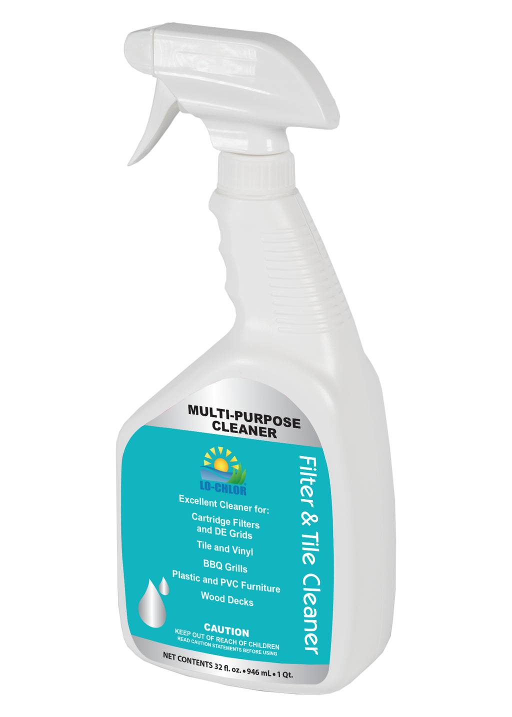 Lo-Chlor Filter & Tile Cleaner - 1 Qt - LO-FTC-1