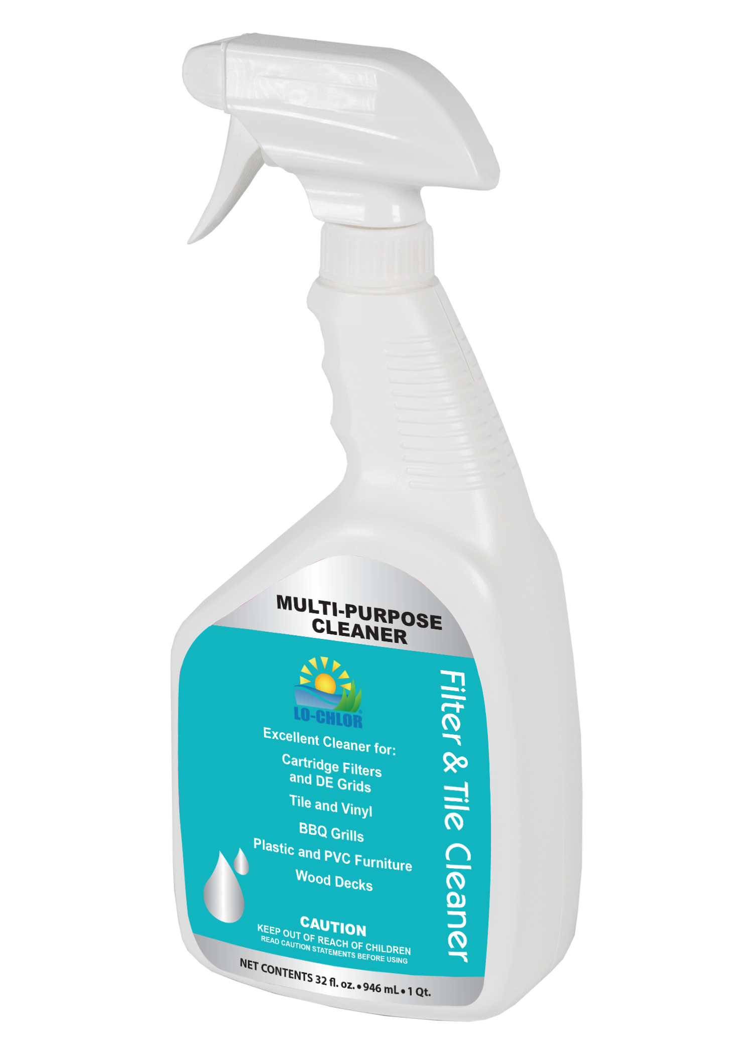 Lo-Chlor Filter & Tile Cleaner - 1 Qt - LO-FTC-1