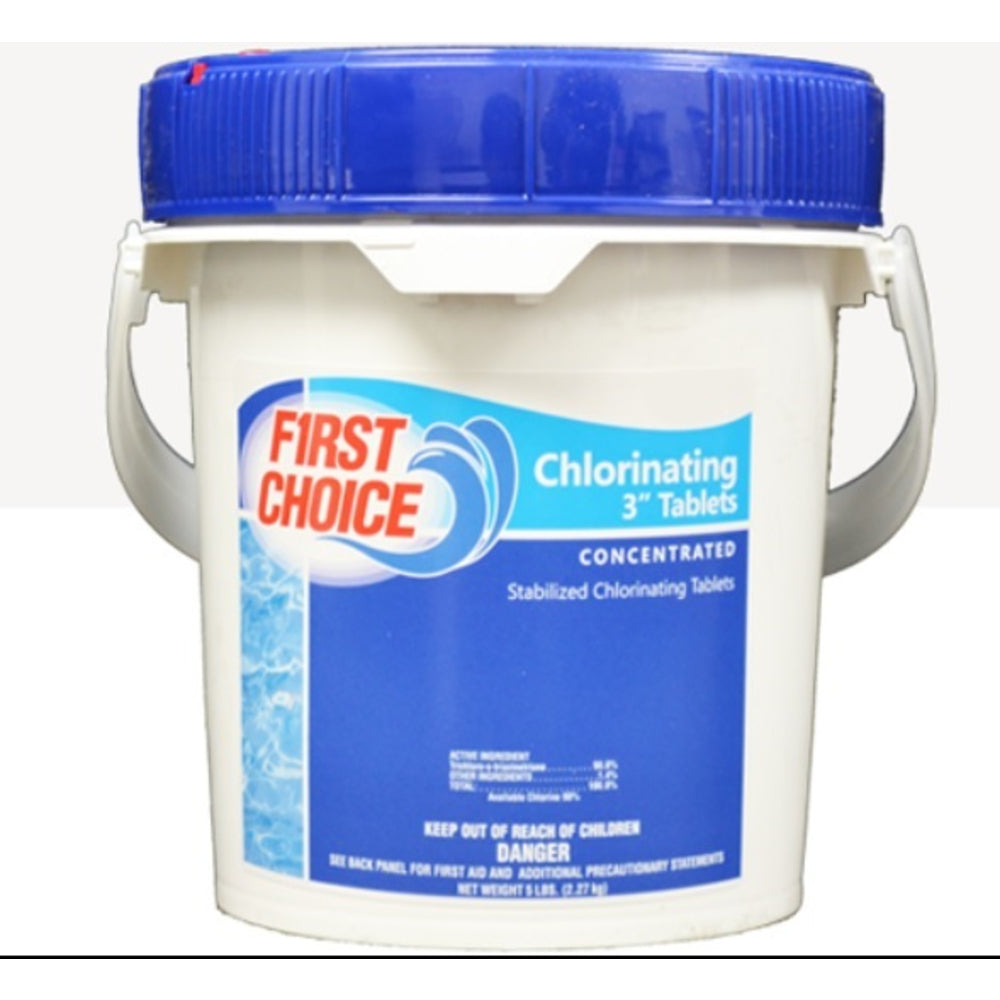 Chlorine Tablets | 3 Inch | 5 Lb | First Choice