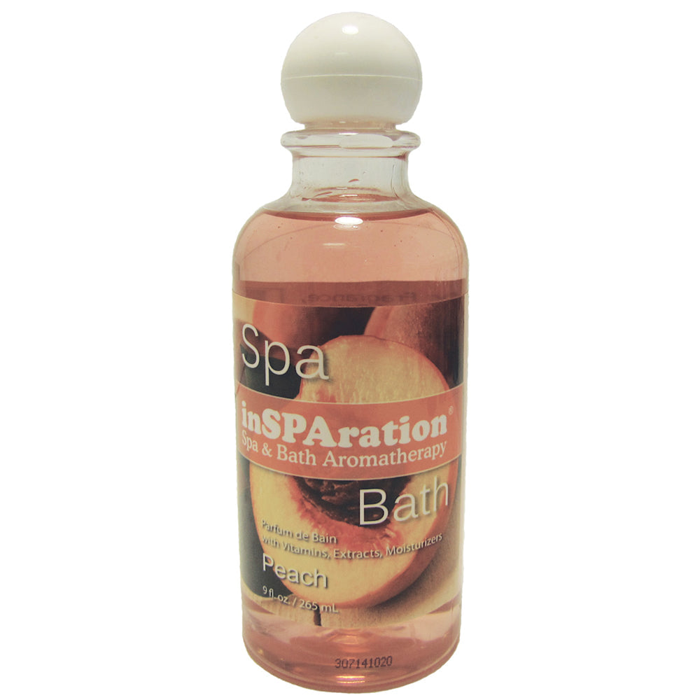 Spa Water Care Chemical Additive | Peach Scent Aromatherapy | 9 Oz Bottle | 1 Bottle | Insparation
