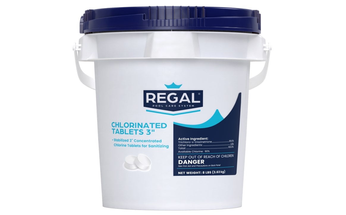 Regal 3” Chlorinated Tablets, Unwrapped - 8 Lb - 48014780