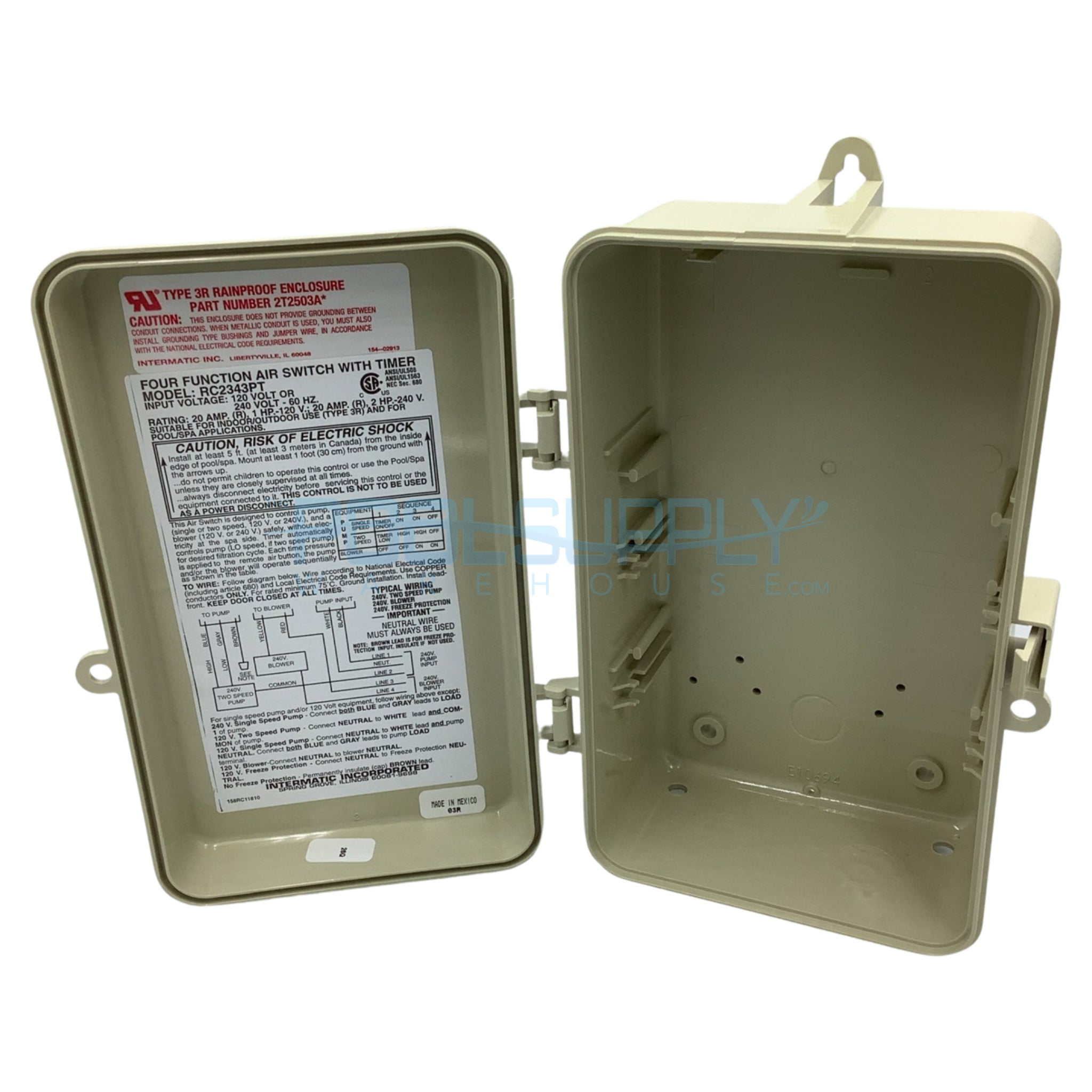 Intermatic Plastic Beige Case - 2T2502GA