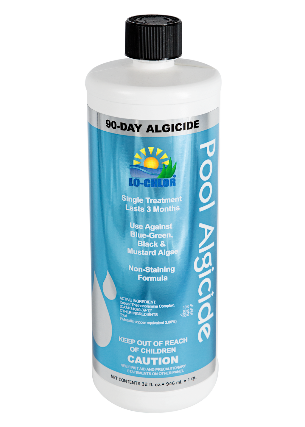 Lo-Chlor® 90 Day Pool Algicide - 1 Qt - LO-1-1