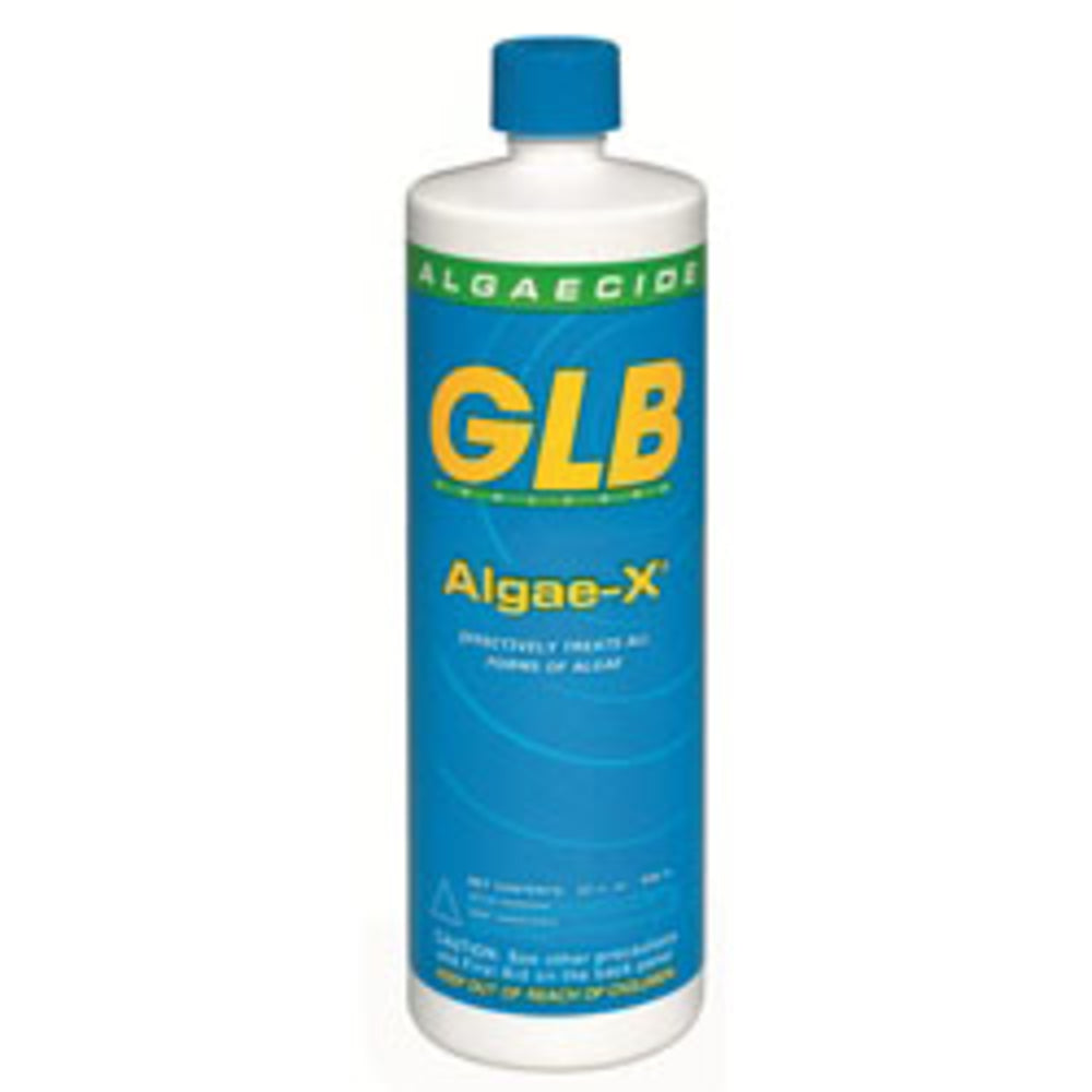 Polyquat Algaecide Heavy Duty For Pools And Spas | 30 Percent | 32 Ounces (1 Quart) | 1 Bottle | GLB