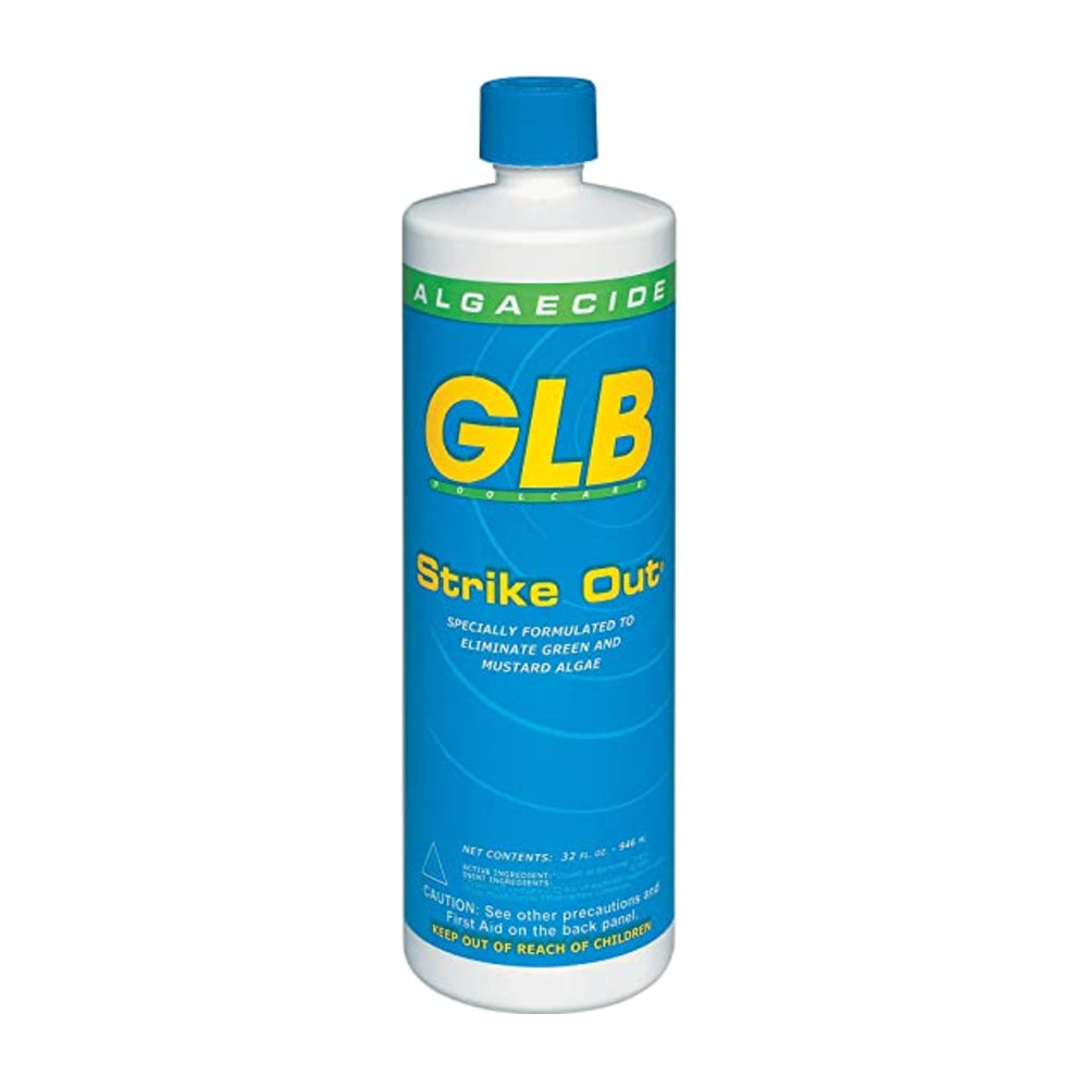 Algaecide | GLB | Strike-Out Algaecide | 32 Ounce Liquid Formula |
