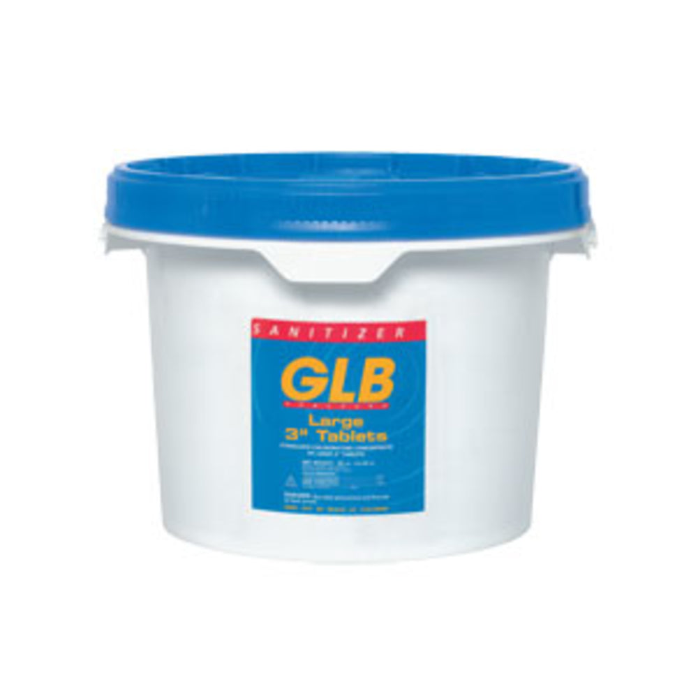 Pool Sanitation Chlorine Tablets Heavy Duty | 3 Inch | 4 Lb Pail | GLB