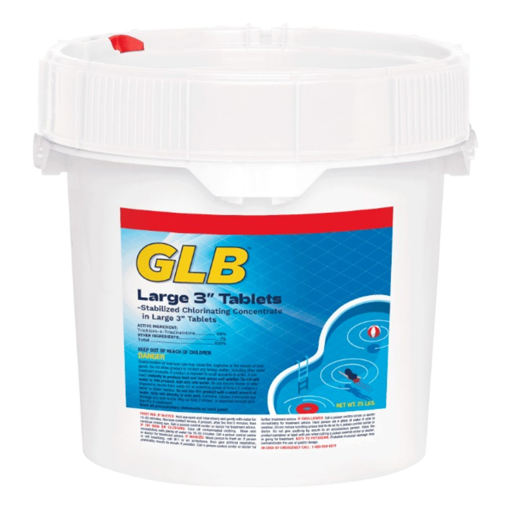 Chlorine Tablets | GLB | 71232A | 3 Inch | 15 Lb Pail