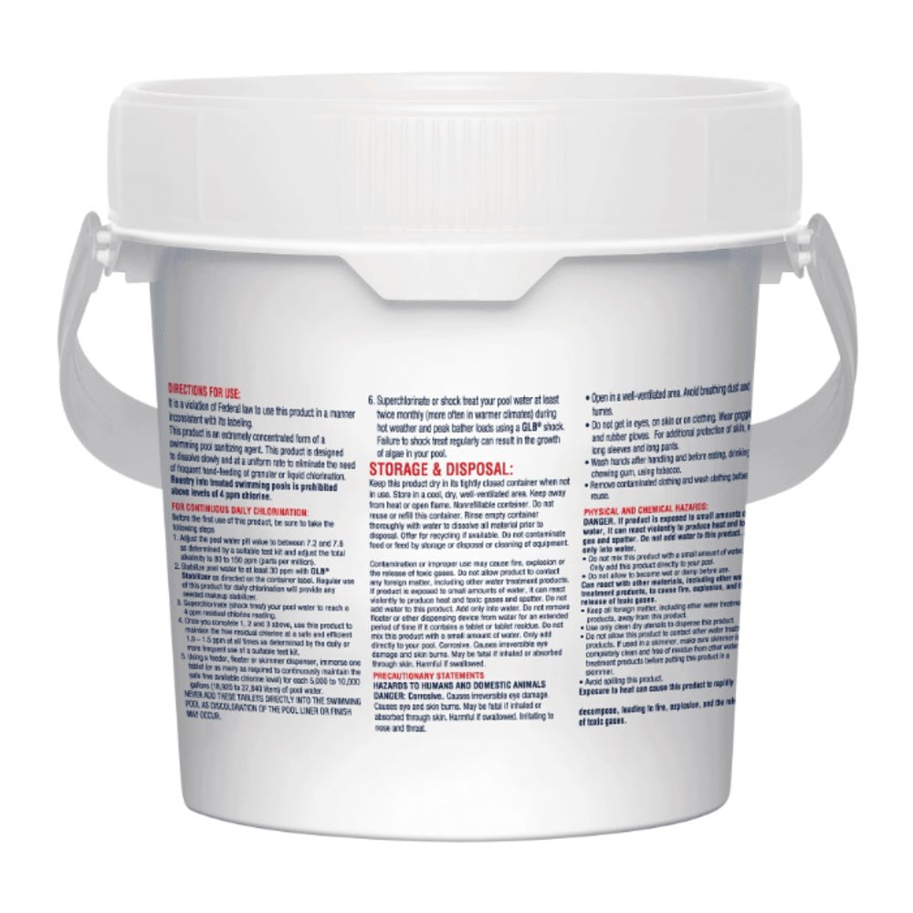 Chlorine Tablets | GLB | 71232A | 3 Inch | 15 Lb Pail