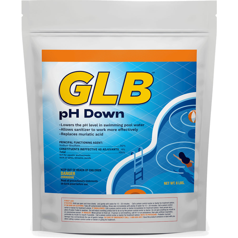 pH Down | GLB | SKU 71253A | 10 Lb Bag | Fast Acting DIY Pool Owners