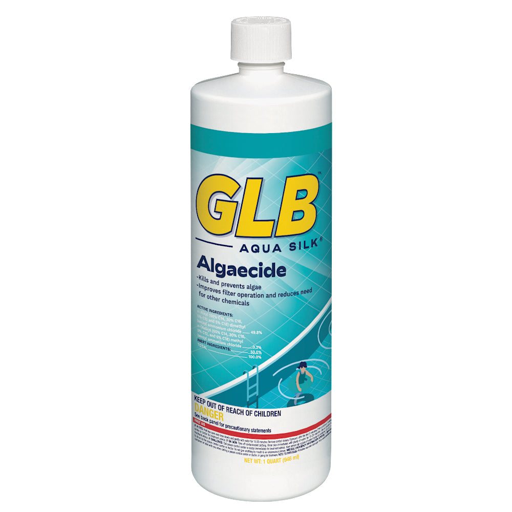 Algaecide | High Strength Heavy Duty Formula | 32 Ounce Bottle | 1 Bottle | Aqua Silk