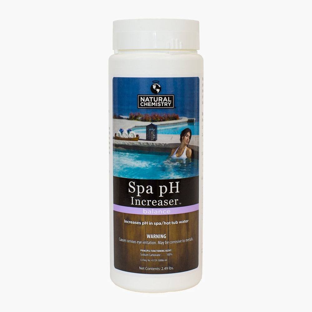 Spa pH Up | Sodium Carbonate Fast Acting | 2.49 lb | 1 Bottle | Natural Chemistry