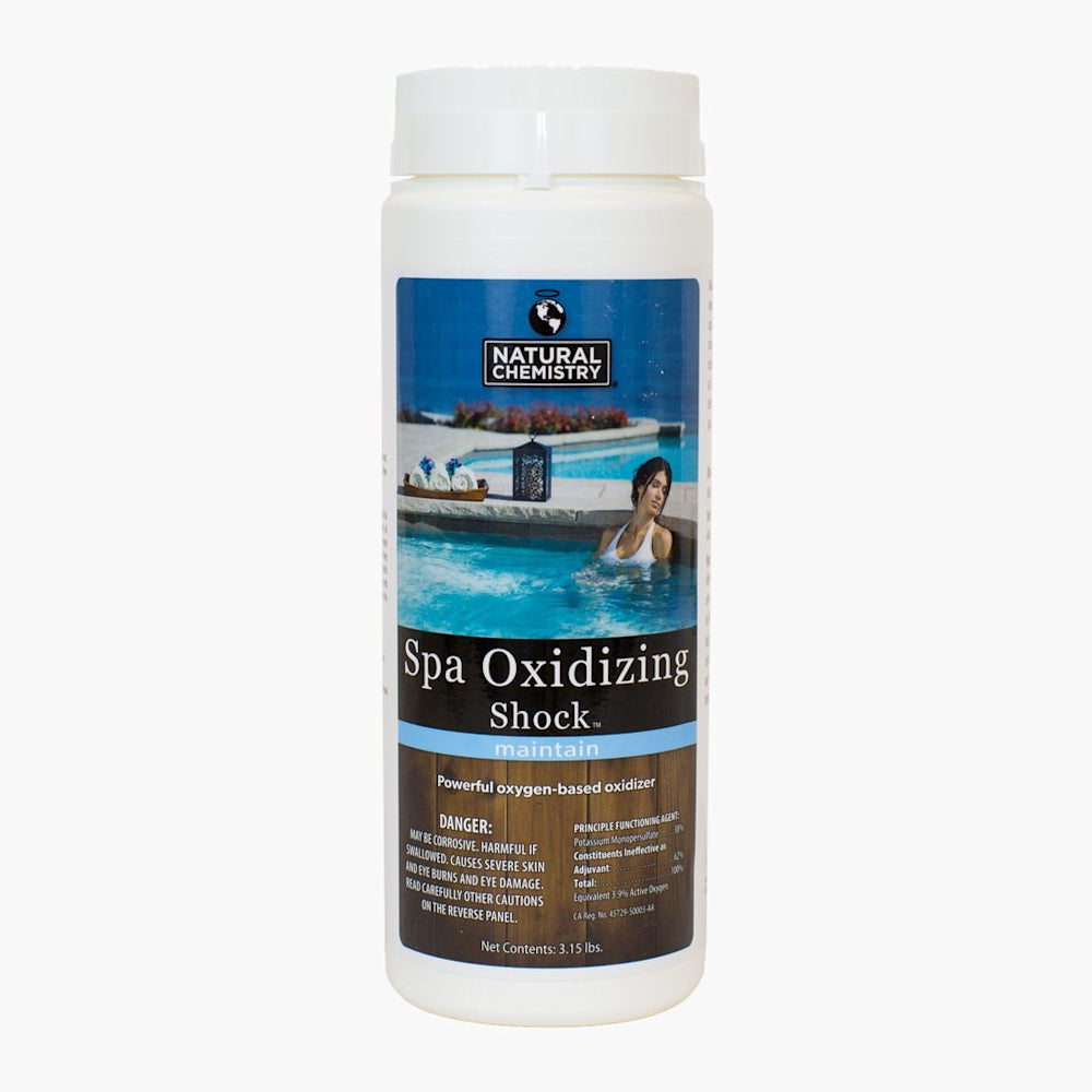 Spa Oxidizing Shock | Natural Chemistry | 3.15 lb | Fast Acting | For Spa Cleaning