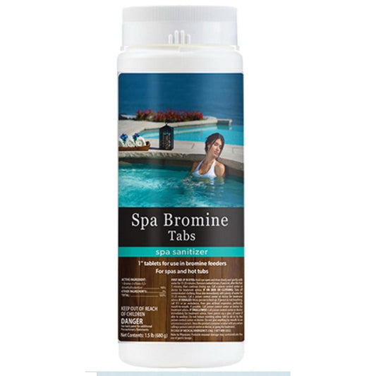 Spa Bromine Tablets | Natural Chemistry | 1.5 lb Bottle | Fast Acting | Spa Sanitation