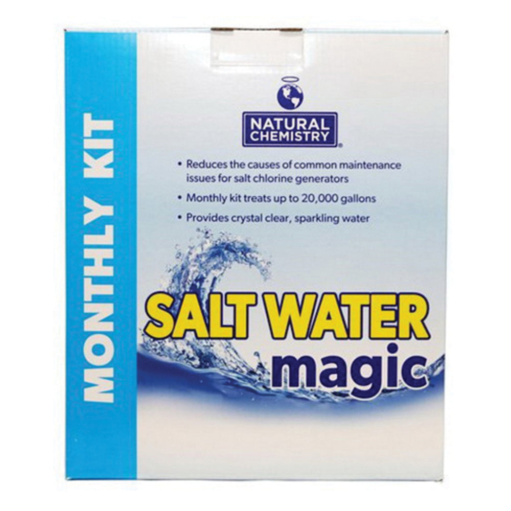 Salt Water Magic Monthly Kit | Natural Chemistry | 17404NCM | 1 L Bottle | Algae Control
