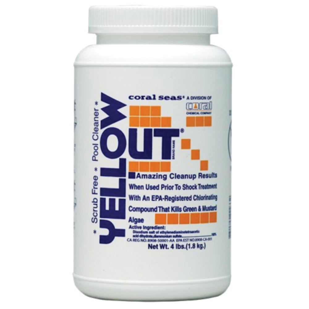 Algaecide | Coral Seas | Yellow Out | 4 lb Bottle