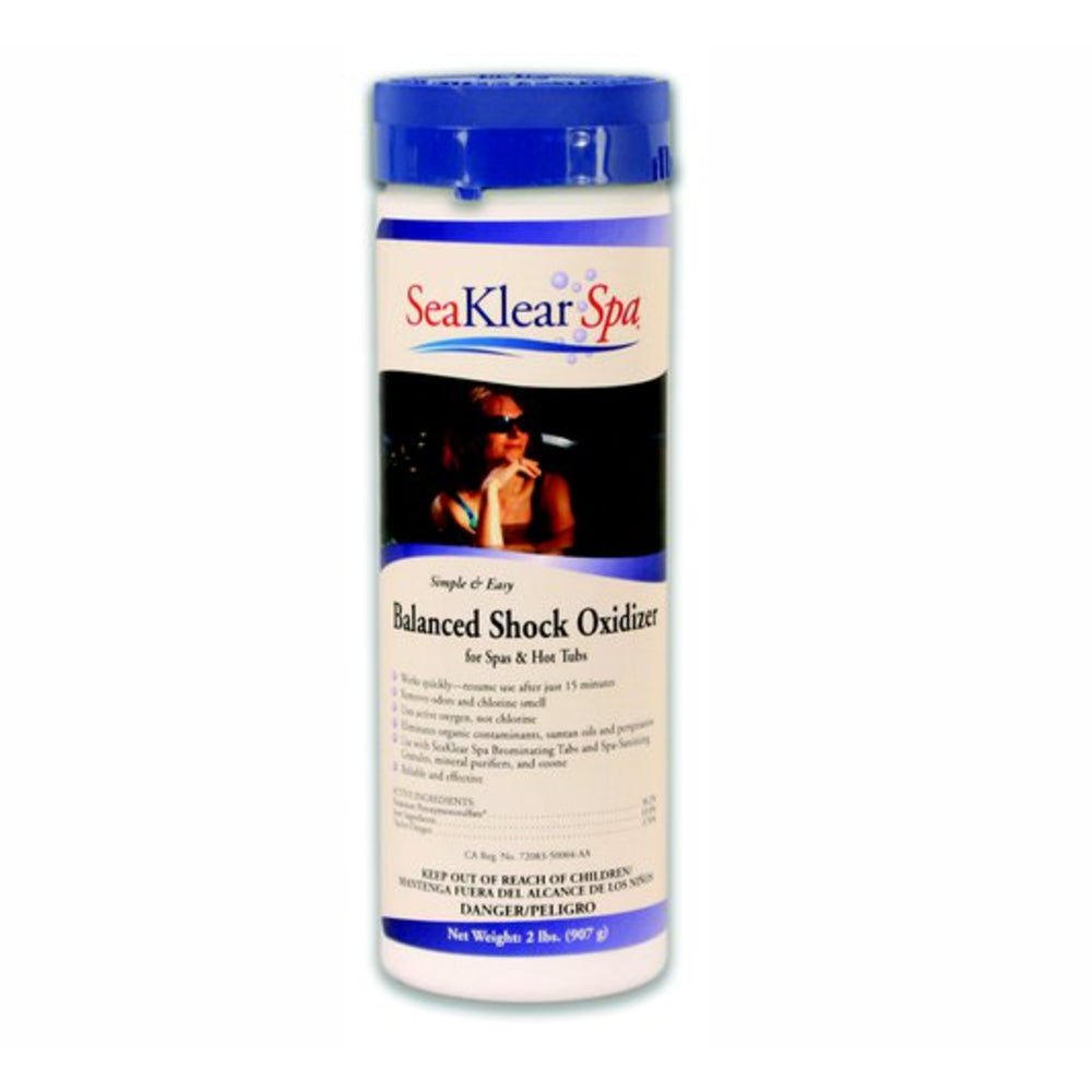 Pool Shock | Balanced Shock Oxidizer Calcium Hypochlorite Fast Acting | 2 lb | 1 Pack | SeaKlear