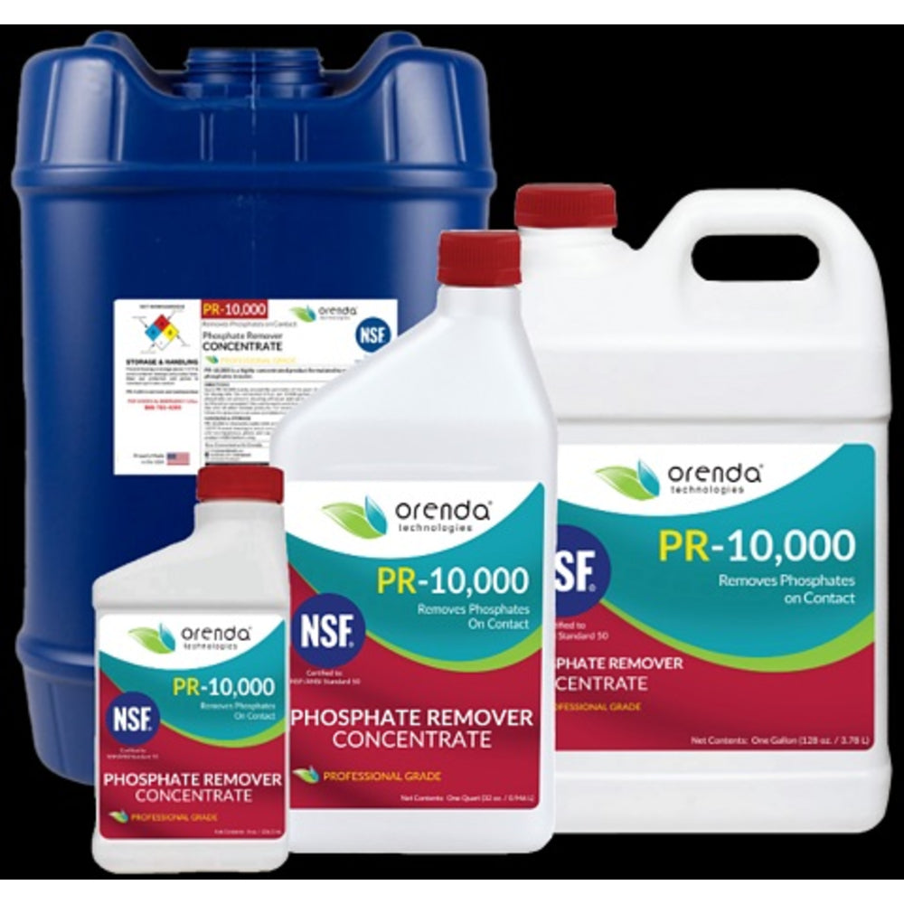Phosphate Remover Concentrate | Orenda | PR-10000 | Pint Size | Algae Control And Water Clarity