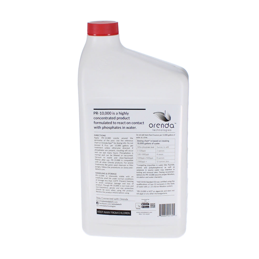 Pool Phosphate Remover Concentrate For Water Balance | Concentrated | 32 Fl Oz | Orenda