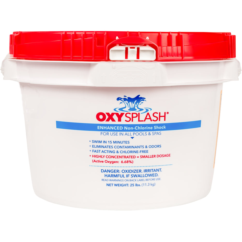 Non Chlorine Shock | Oxy Splash | OXSP25 | 25 Lb Pail | Fast Acting Oxidizer