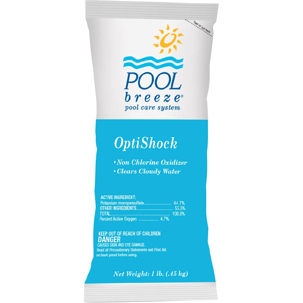 Non Chlorine Pool Shock | Pool Breeze | Optishock | Potassium Monopersulfate | 1 lb