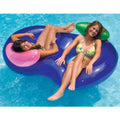 Pool Lounger | Swimline | 90412 | Side by Side Double Ring | Two Person Heavy Duty Design