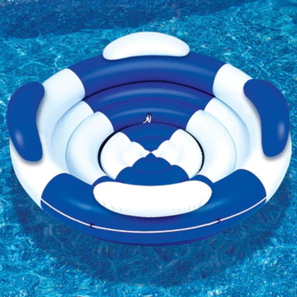 Sofa Island Pool Lounge Float | Swimline | 9051 | 72 x 60 Inches | Heavy Duty Vinyl