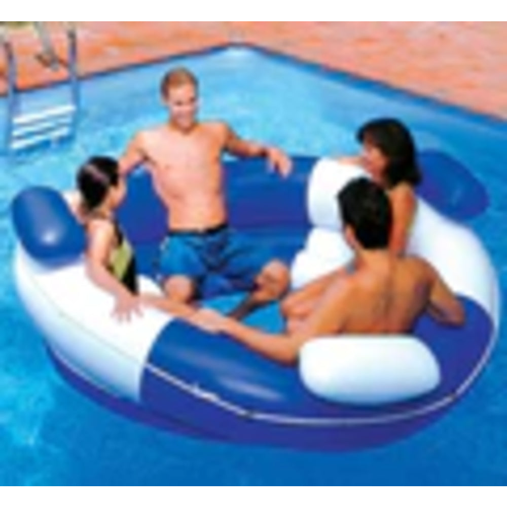 Sofa Island Pool Lounge Float | Swimline | 9051 | 72 x 60 Inches | Heavy Duty Vinyl