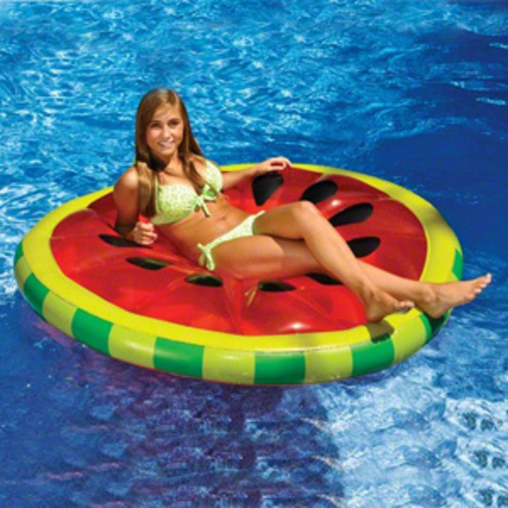 Watermelon Slice Island Pool Float | Swimline | 90544 | Large Vinyl Construction | No Pump Included