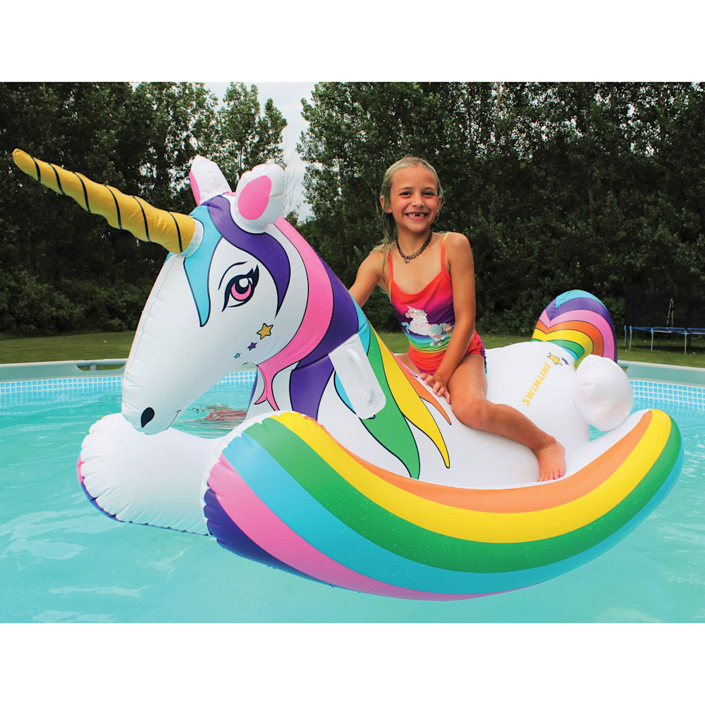 Rocker Pool Float | Swimline | 90587 | Unicorn | 60 Inch