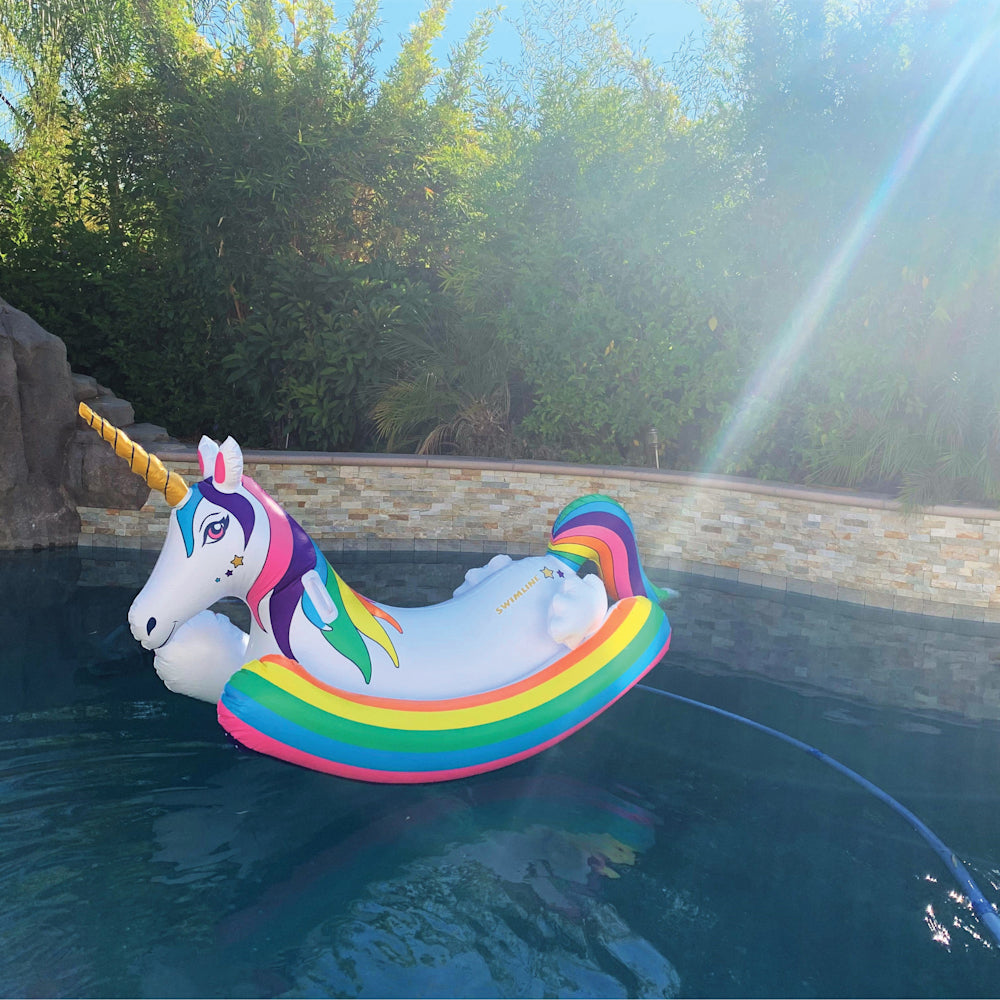 Rocker Pool Float | Swimline | 90587 | Unicorn | 60 Inch