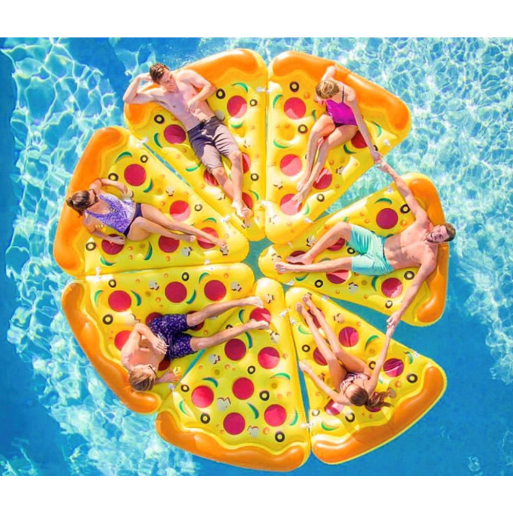 Inflatable Pool Float | Swimline | 90645 | Giant Pizza Slice Shape | XL Size Vinyl