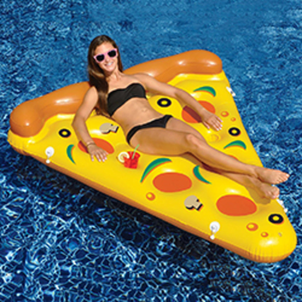 Inflatable Pool Float | Swimline | 90645 | Giant Pizza Slice Shape | XL Size Vinyl