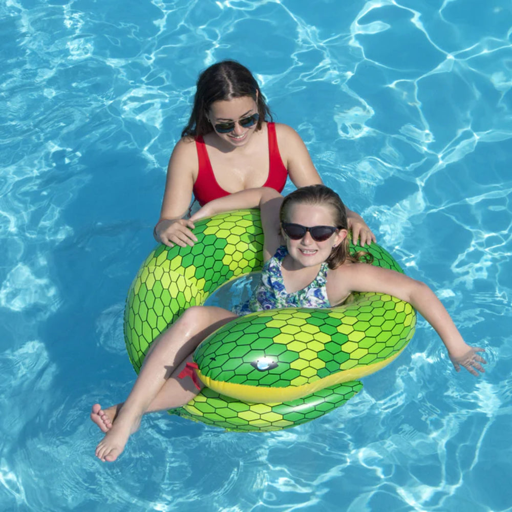Pool Float | Swimline | 9087 | Two Headed Curly Serpent Pool Float | Safety Lounger