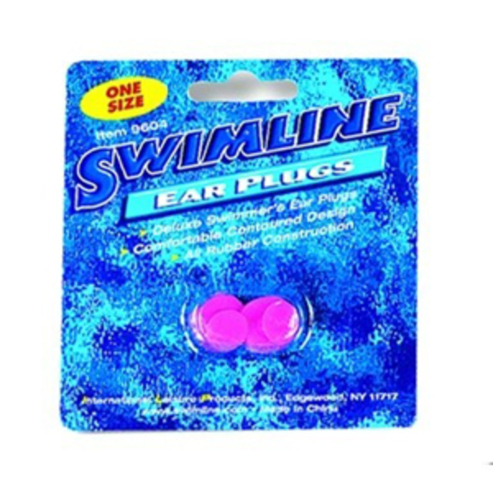 Swimming Ear Plugs | Swimline | 9604 | Soft Rubber Comfort Fit | One Size Fits Most