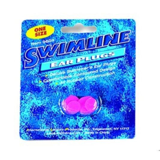 Swimming Ear Plugs | Swimline | 9604 | Soft Rubber Comfort Fit | One Size Fits Most