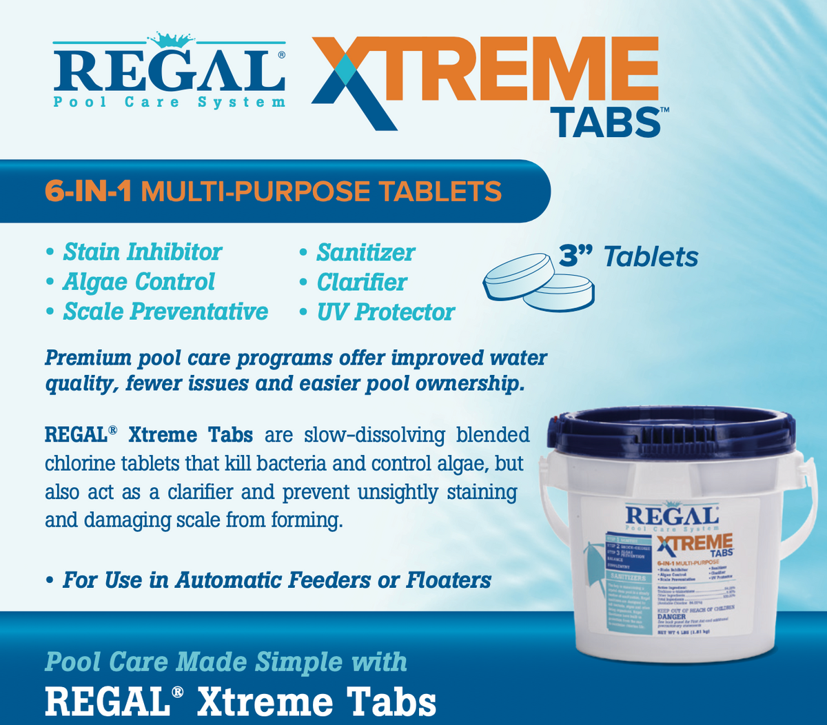 Regal 8oz 3" Xtreme Tab