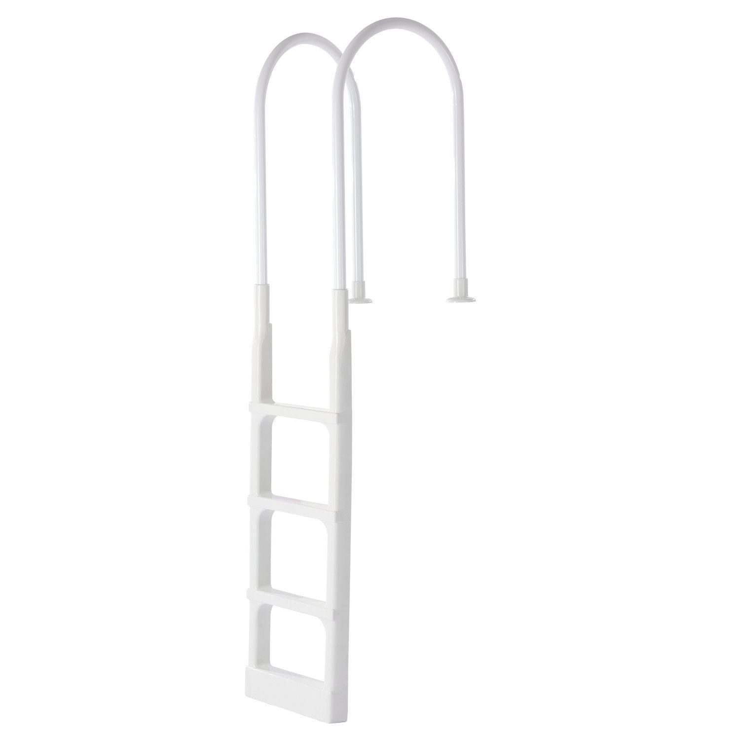 Pool Ladder Thickened 4-Step & 2 Handrails of 300 lb Capacity for 48-54 In Pool