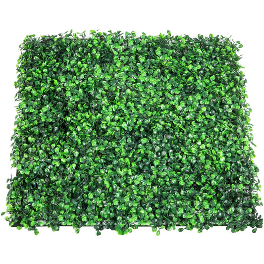 12PCS 20x20inch Artificial Boxwood Panels,Boxwood Hedge Wall Panels,Artificial Grass Backdrop Wall 1.6",Privacy Hedge Screen UV Protected for Outdoor Indoor Garden Fence Backyard