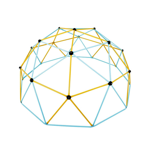 Climbing Dome, Jungle Gym Supports 750LBS and Easy Assembly, 10FT Geometric Dome Climber Play Center for Kids 3 to 10 Years Old,with Climbing Grip, Outdoor Backyard Play Equipment for Kids