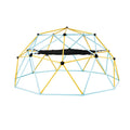 Climbing Dome, for Kids 3 to 10 Years Old,10FT Geometric Dome Climber with Hammock and Swing, Jungle Gym Supports 750LBS and Easy Assembly, with Climbing Grip, Outdoor Backyard Play Equipment