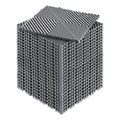 Interlocking Drainage Mat, 12'x12' Modular Cushion Durable PP Material, 24 Pcs Splicing Drainage Mats, Non-Slip Drainage Floor Tile and Shower Mat, for Garage, Garden, Kitchen & Outdoor, Grey